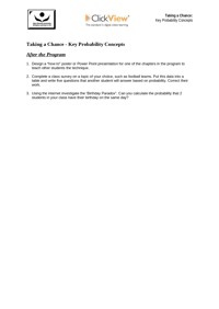 Taking a Chance: Key Probability Concepts | ClickView
