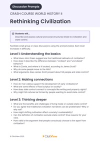 Rethinking Civilization Video & Resources | ClickView