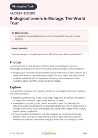 Biological Levels in Biology: The World Tour | ClickView
