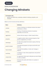 Changing Mindsets Video & Resources | ClickView