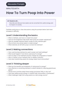 How To Turn Poop Into Power Video & Resources | ClickView