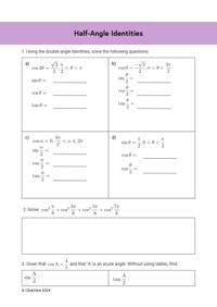 Half-Angle Identities Video & Resources | ClickView