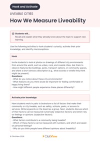 How We Measure Liveability Video & Resources | ClickView