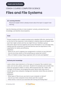 Files and File Systems Video & Resources | ClickView