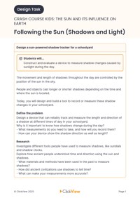 Following the Sun (Shadows and Light) | ClickView