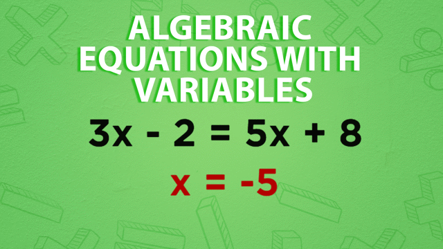 Algebraic Equations with Variables