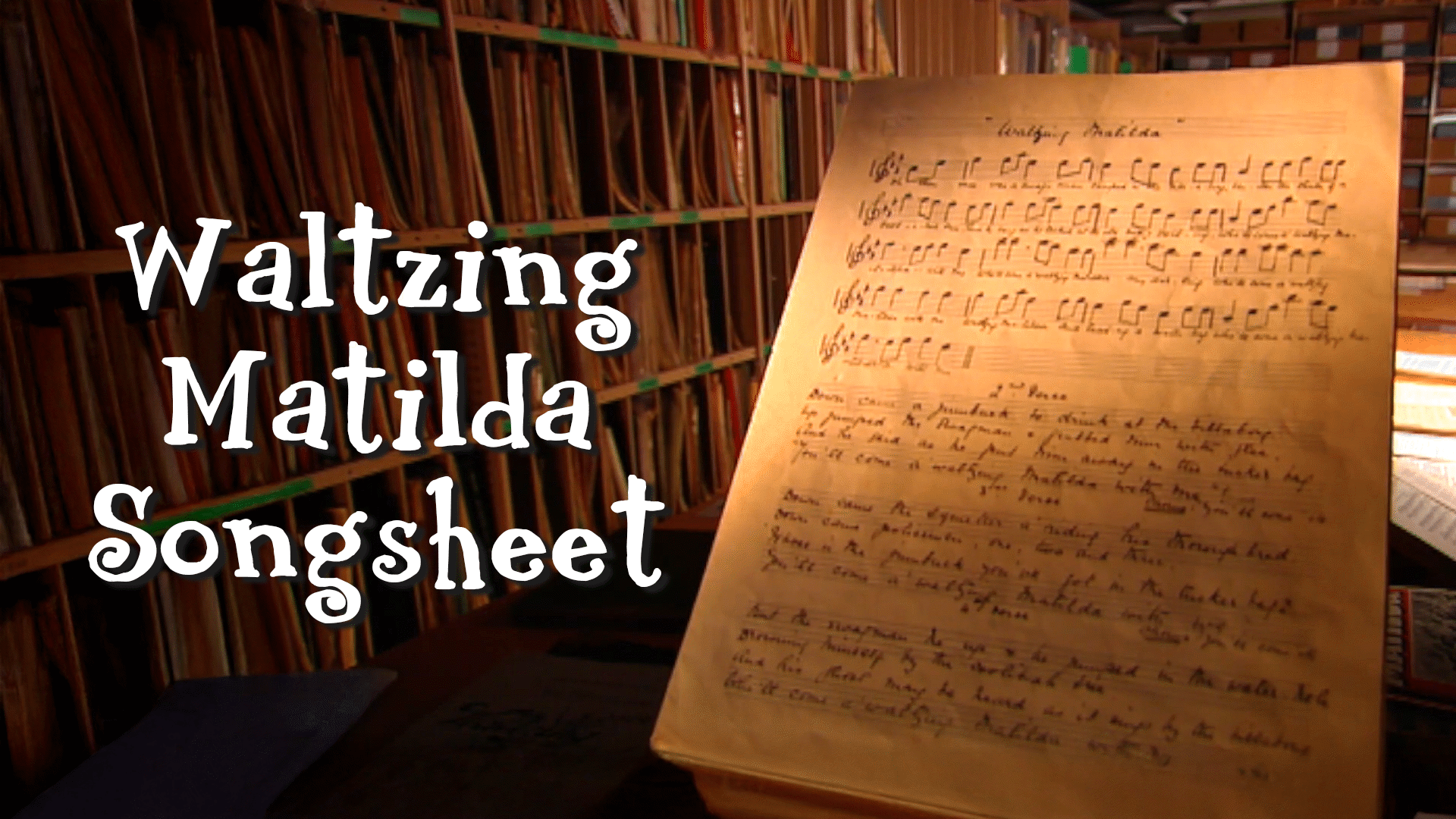 Waltzing Matilda Songsheet Video & Resources | ClickView