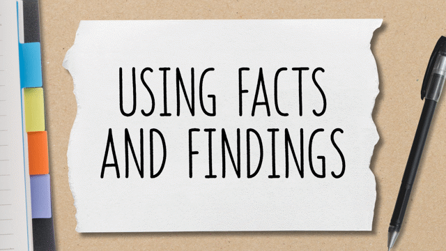 Statements: Presenting Facts and Findings