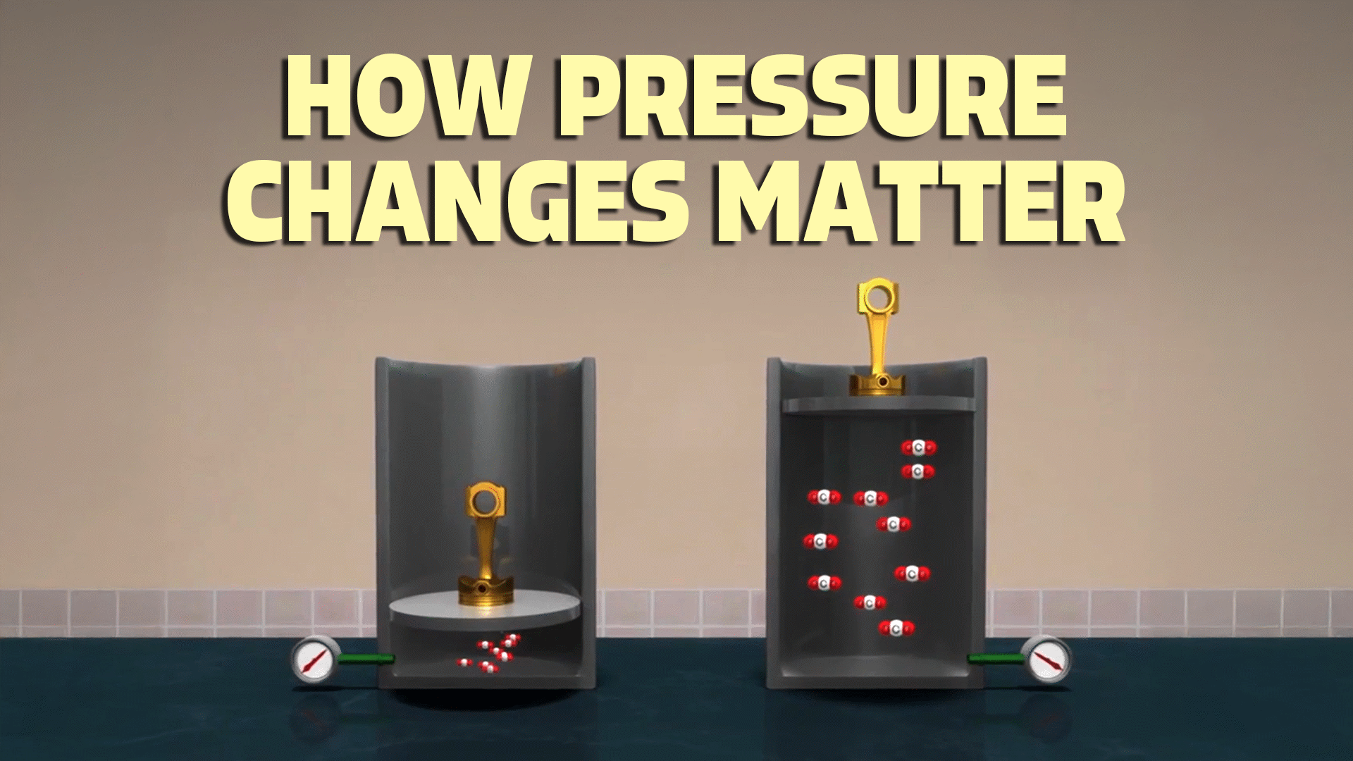 Effect of Change of Pressure on the States of Matter | ClickView