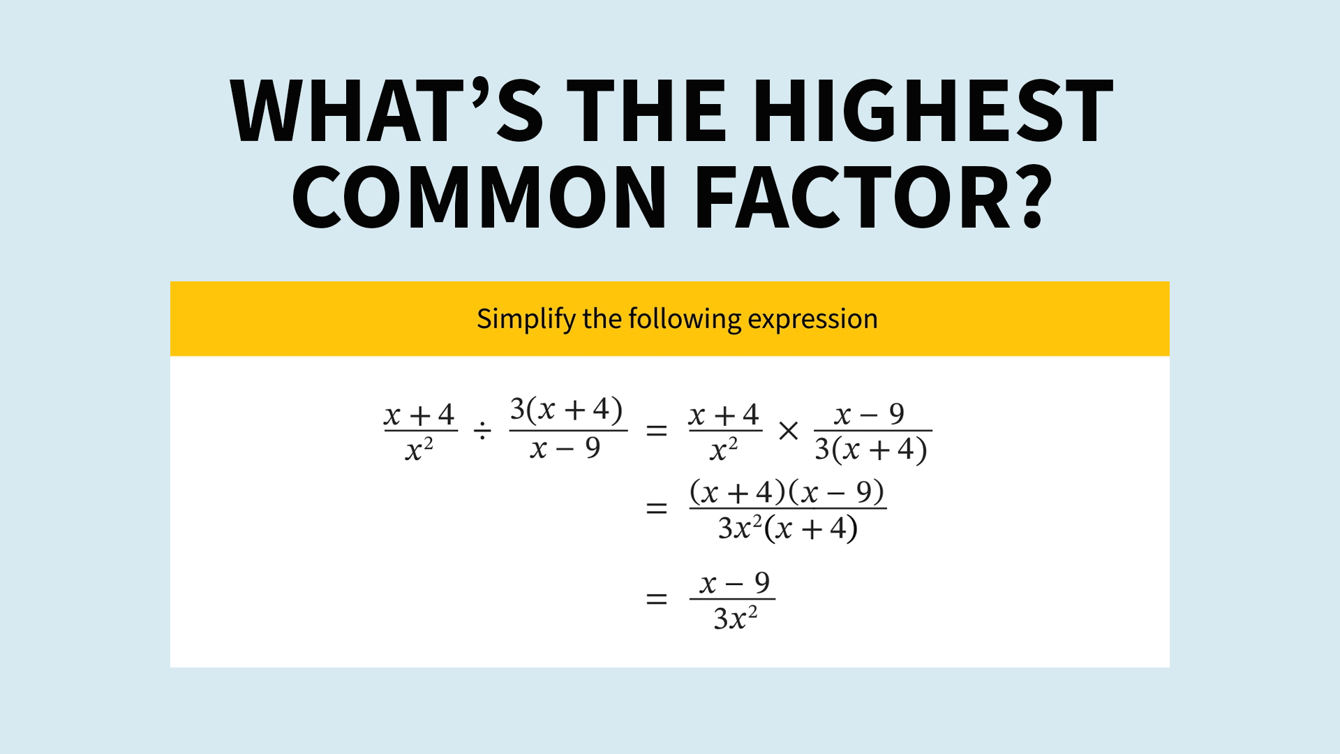Extension Algebra Videos & Resources | ClickView