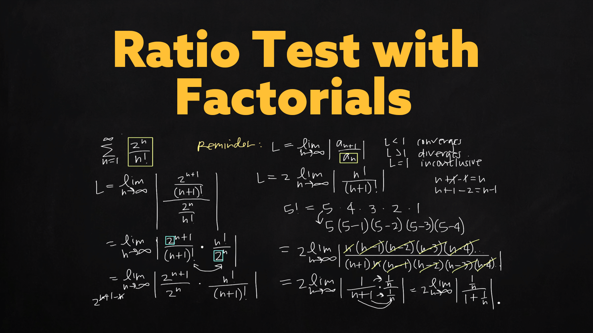 Sequences & Series: Ratio and Root Tests | ClickView