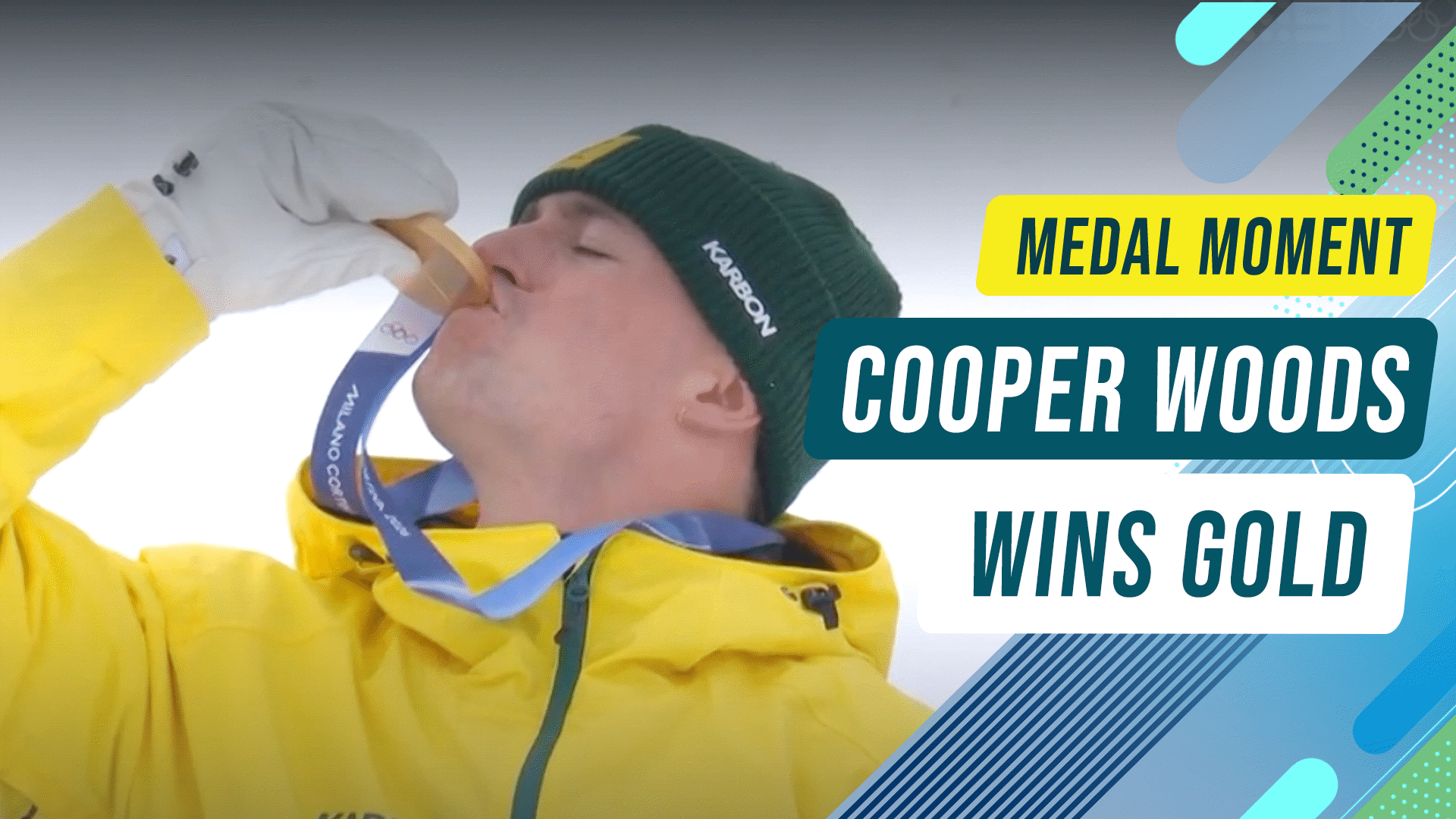 Medal moment: Cooper Woods wins gold! | ClickView
