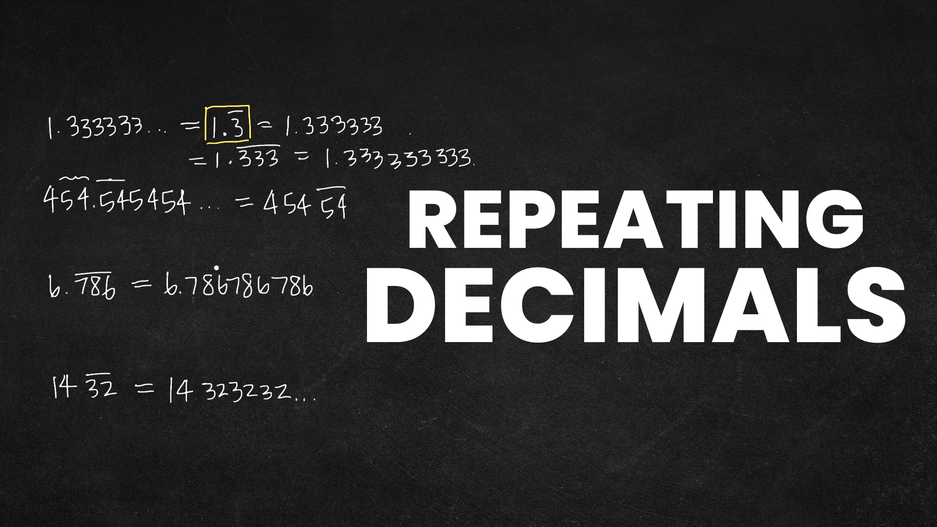 Repeating Decimals Video & Resources | ClickView
