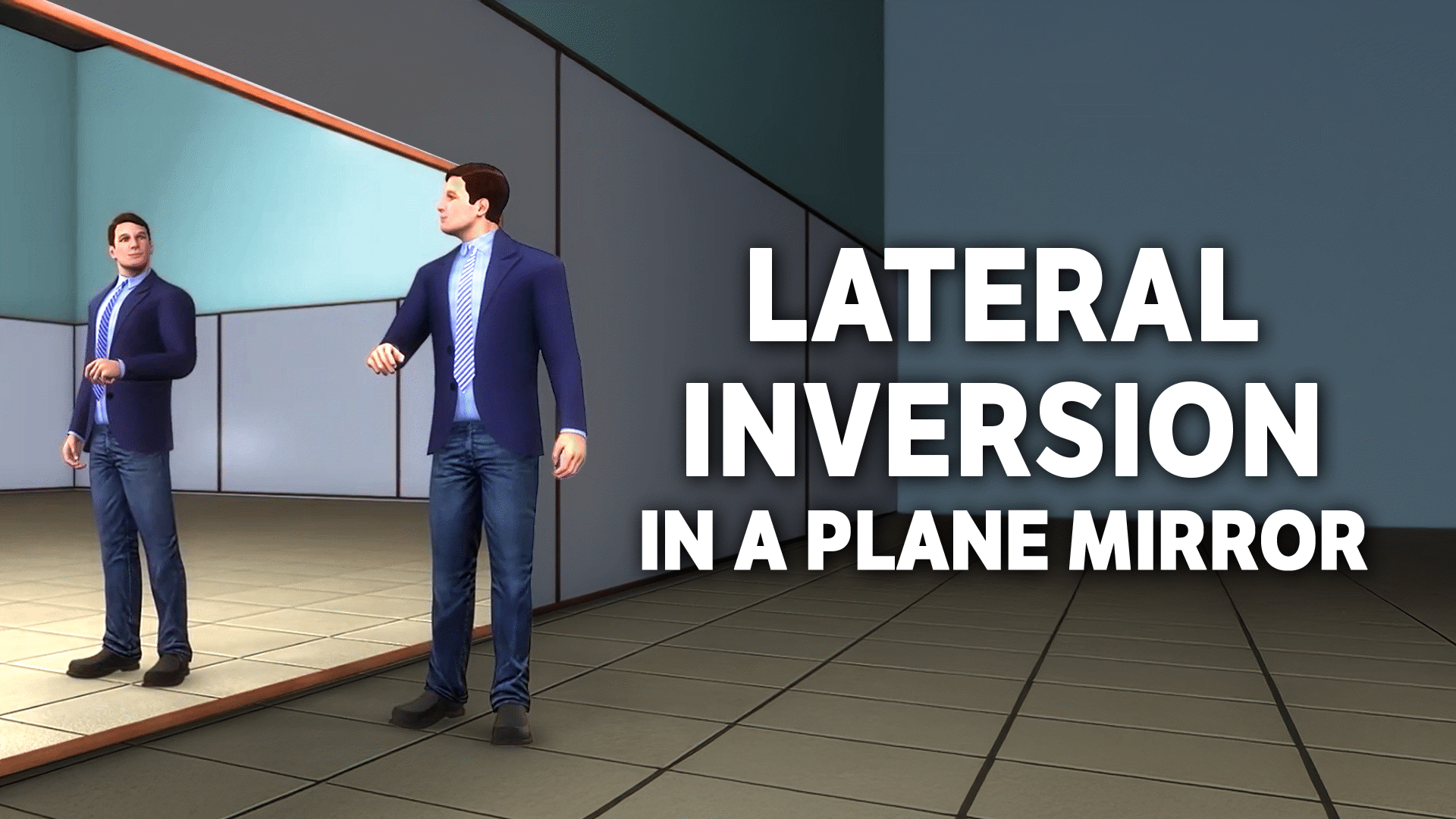 Lateral Inversion in a Plane Mirror | ClickView