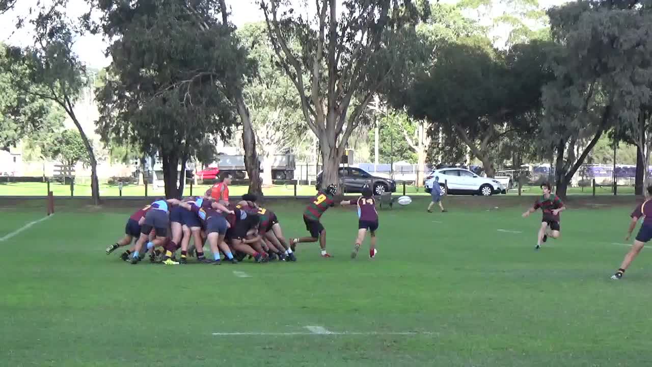 Marcellin Rugby 1st XV Trial Round vs Melbourne High - 1st Half 29/4 ...