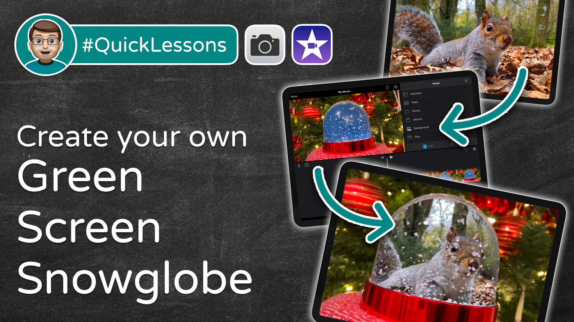Create Your Own Green Screen Snowglobe | ClickView