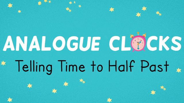 Half Past on Analogue Clocks