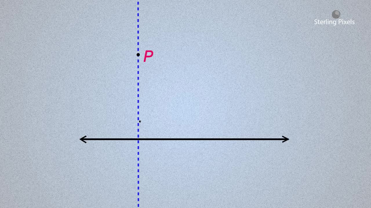 Perpendicular to a Line Through a Point Not on It | ClickView