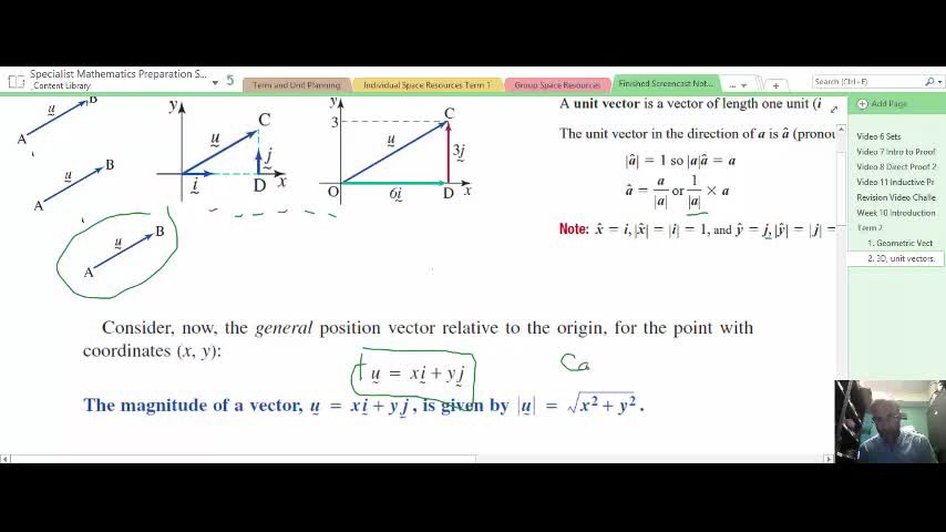 Vector Components, 3D Vectors and Unit Vectors - ClickView