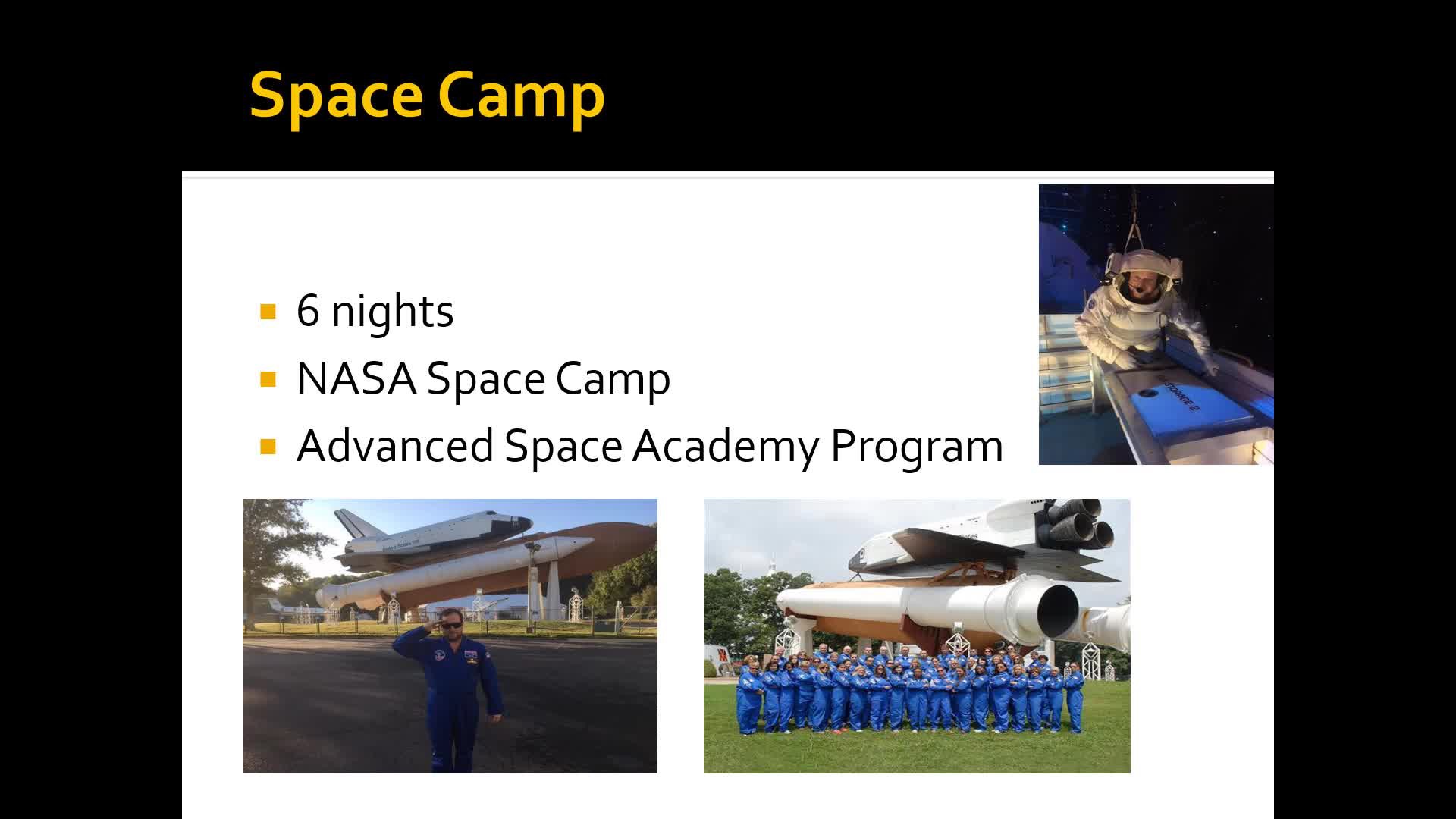 Space Camp Information Evening 2023 - ClickView