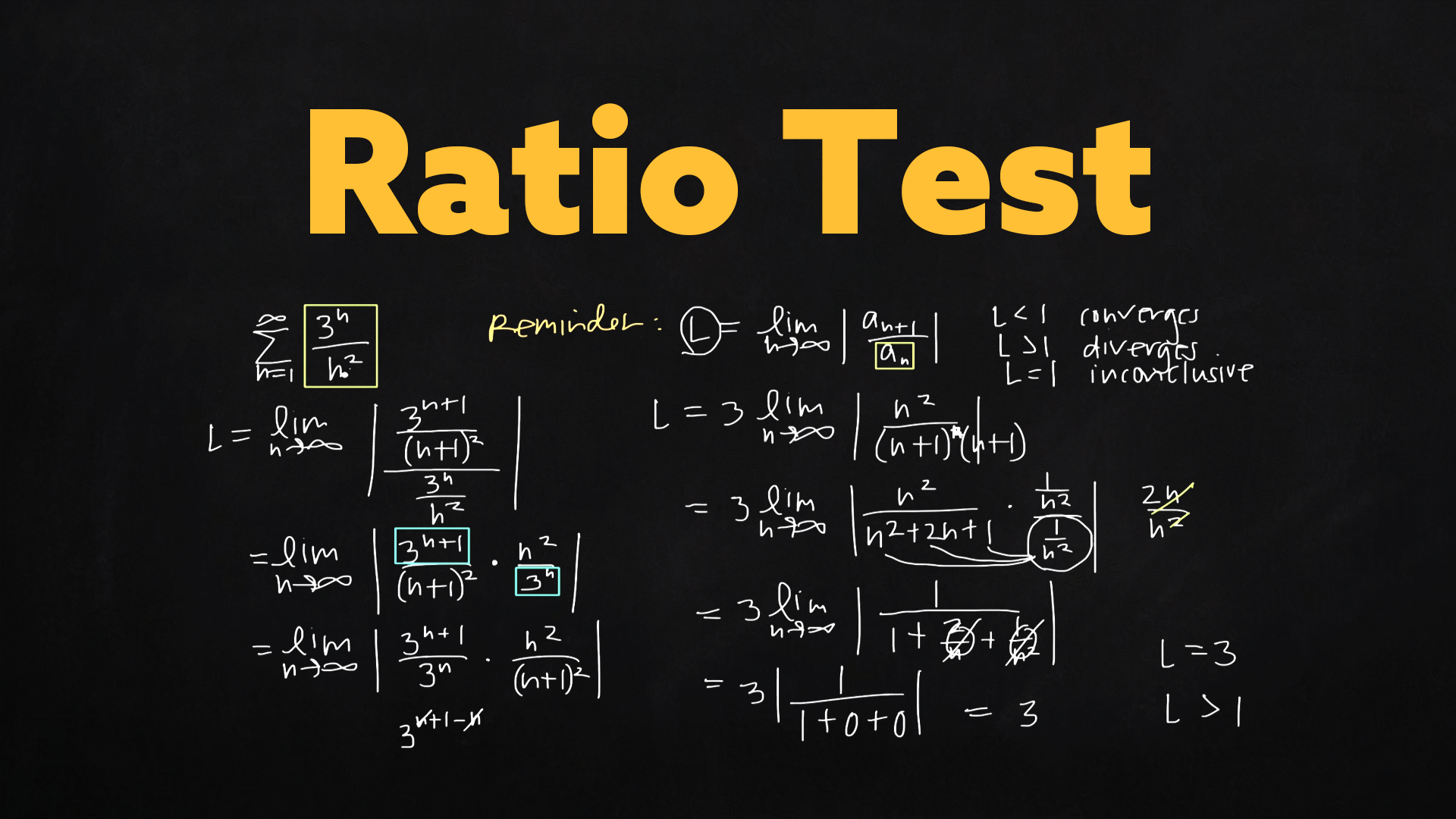 Sequences & Series: Ratio and Root Tests | ClickView