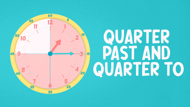 Quarter Past and Quarter To on Analogue Clocks