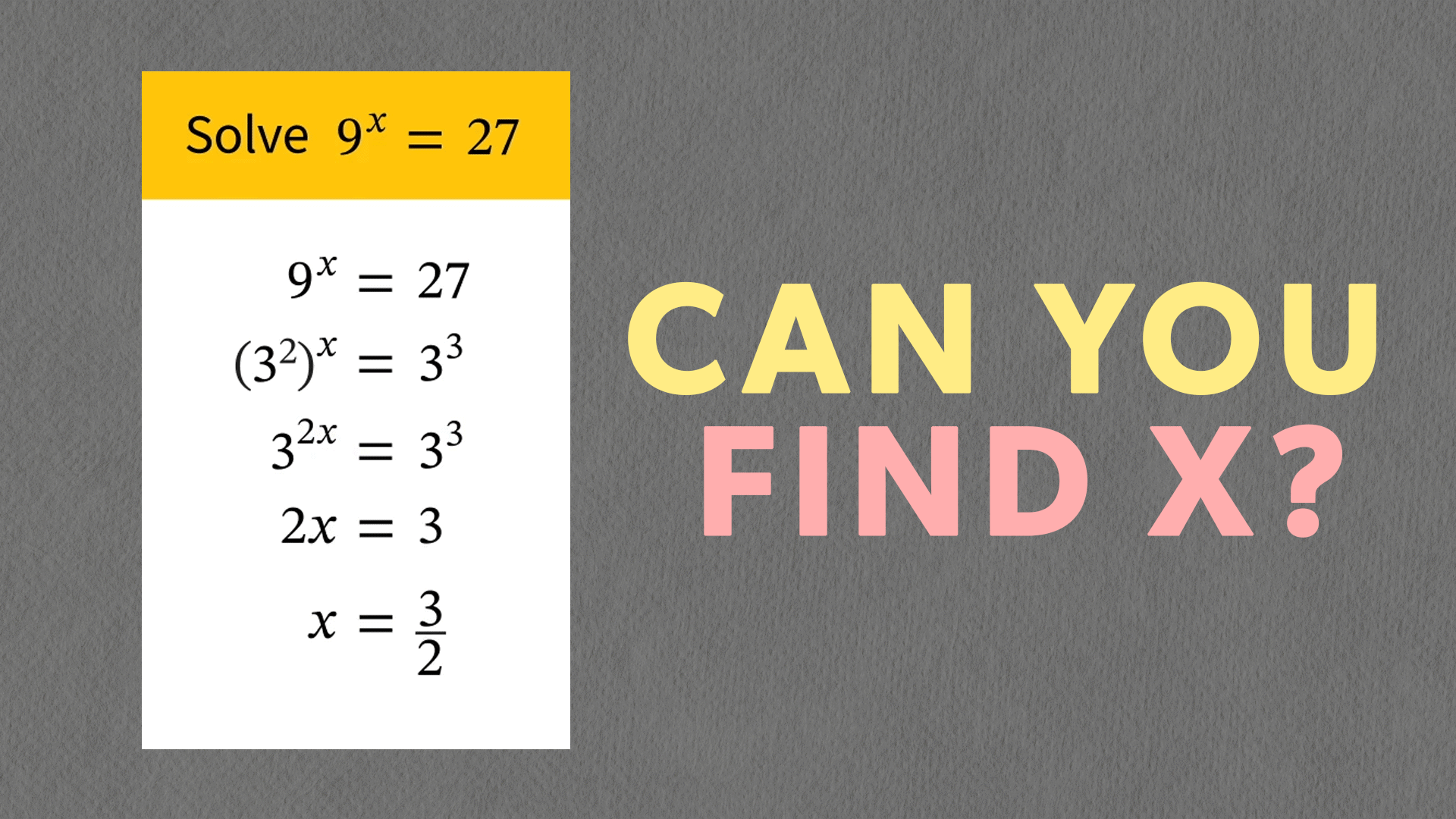 Solving Exponential Equations Video & Resources | ClickView