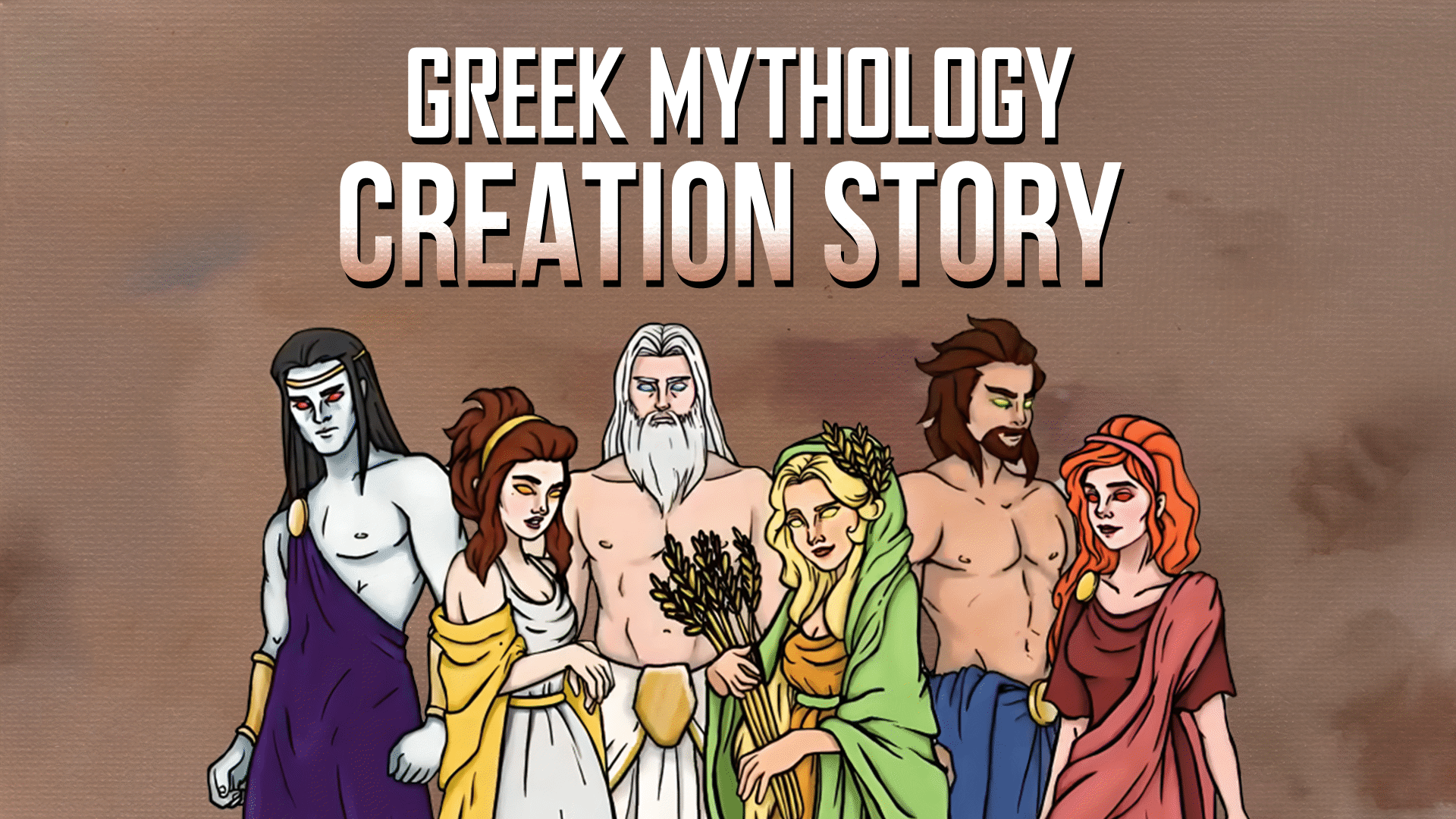 GREEK MYTHOLOGY CREATION STORY PDF visual data 6