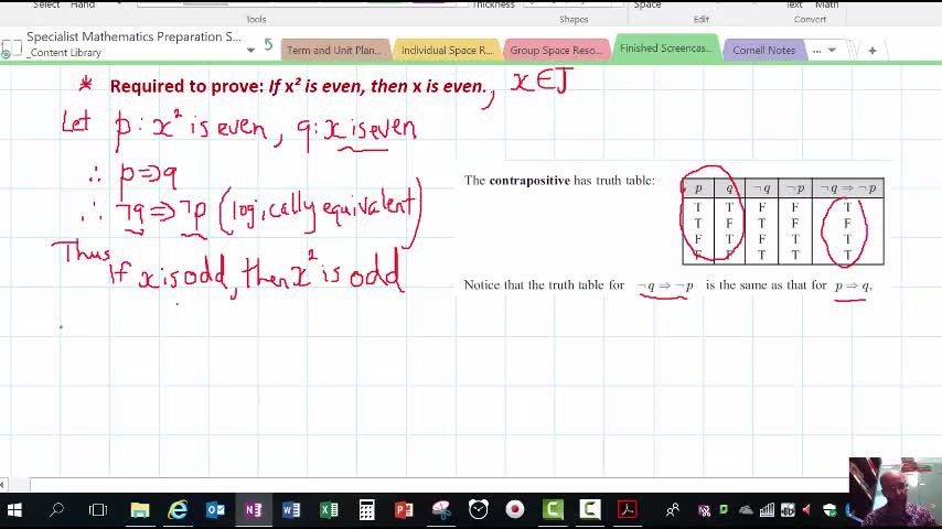 Logical Concepts in Proofs - ClickView