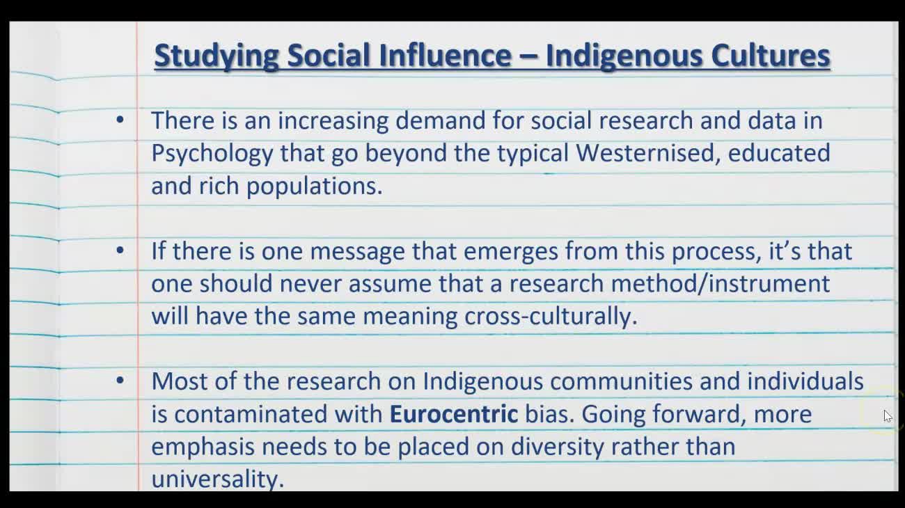 6. Studying Social Influence - Social, Cultural & Ethical Impacts ...