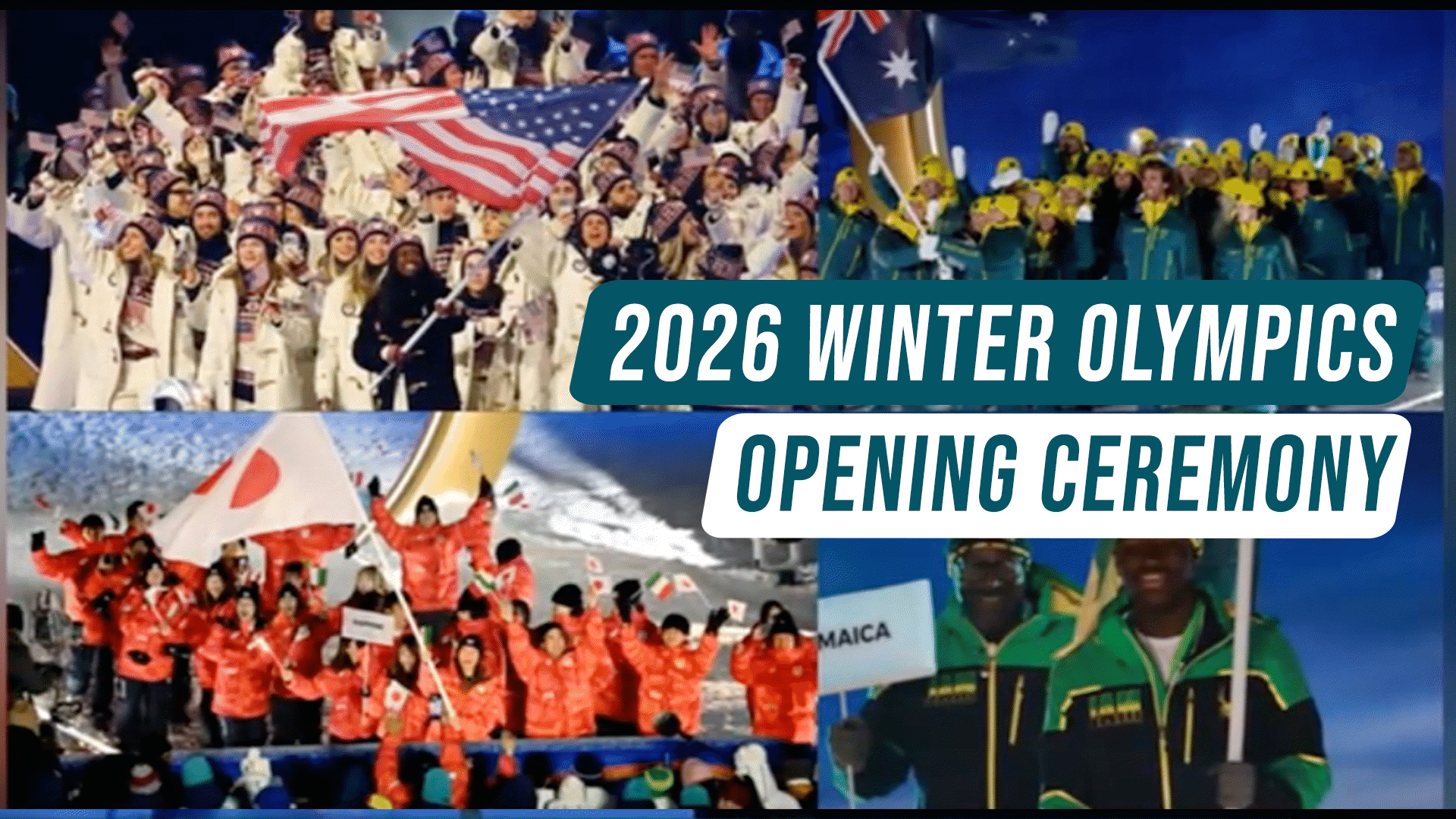 2026 Winter Olympics Opening Ceremony | ClickView