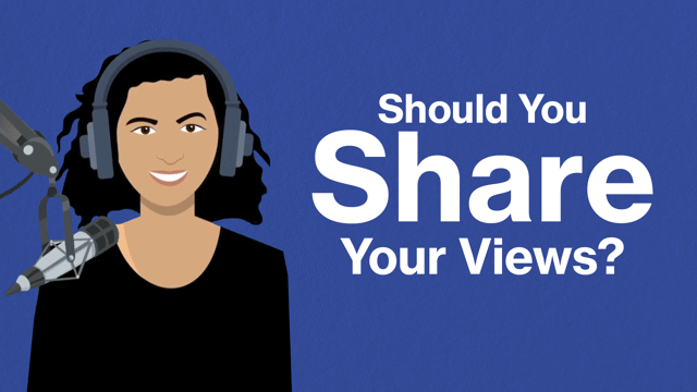 Deciding to Decide: Sharing Your Views with Students