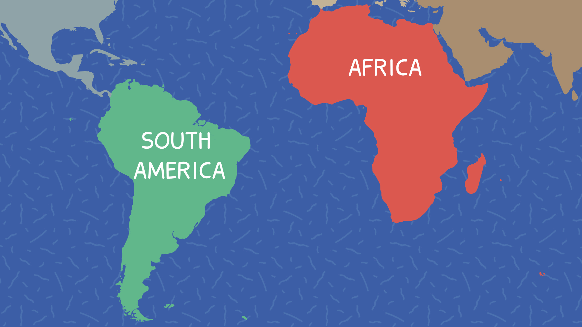 Continents Of The World South America And Africa Video Teaching