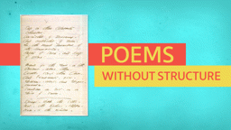 Unstructured Poetry